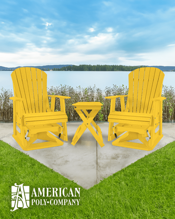 Essential Swivel Glider Package Yellow